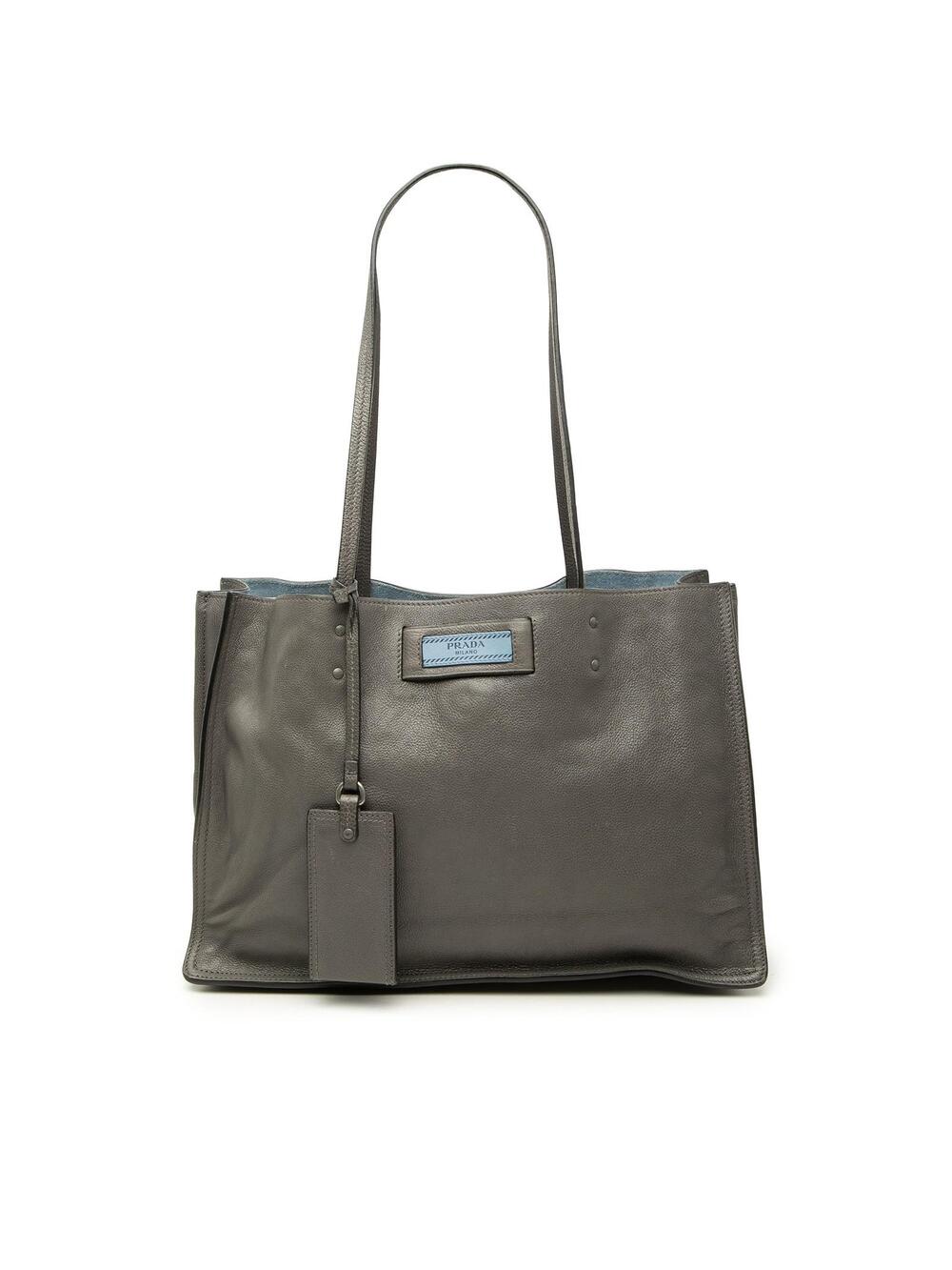 Prada Glace Calf Etiquette Tote Pre- #340326P61B